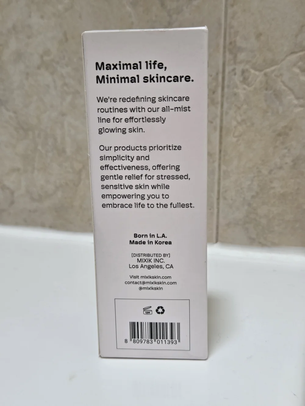 Mixik Botanical Serum Gentle Brightening Mist 2.7 oz Facial Mist